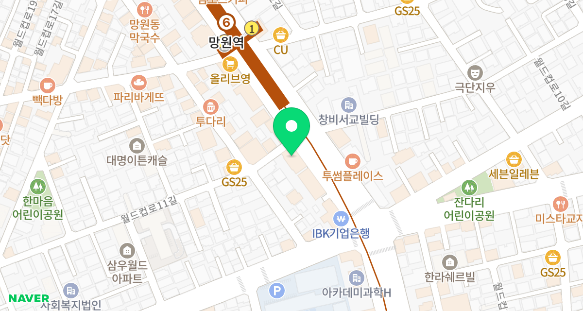망원동물종합병원 위치