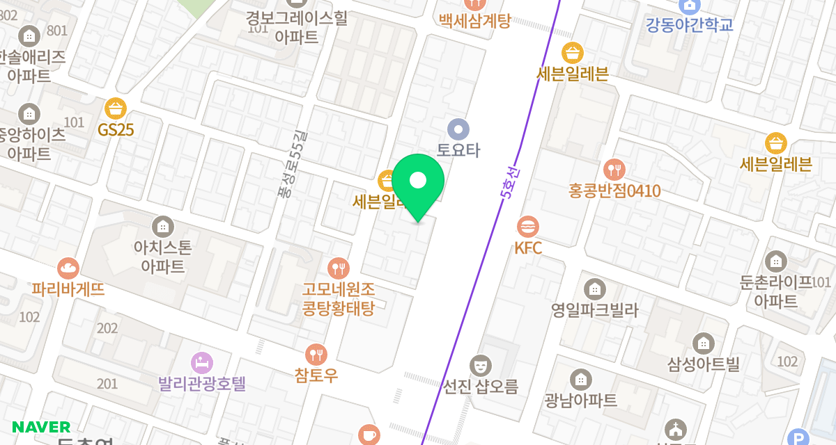 둔촌동물병원 위치