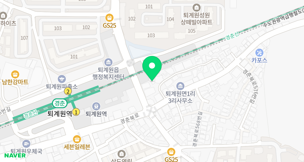 호수동물병원(남양주) 위치