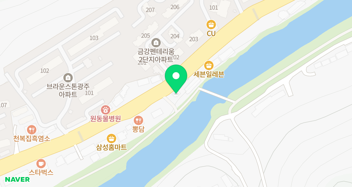 광주TNR동물병원송정 위치